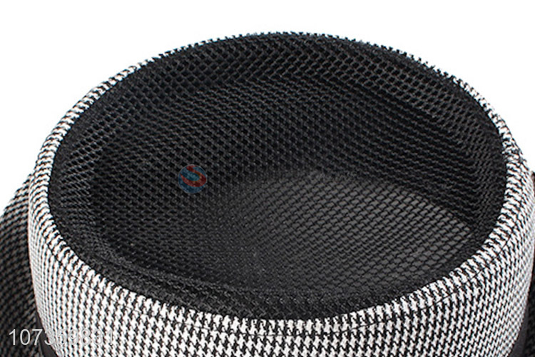 Delicate Design Mesh Top Round Cap Ladies Bowler Hat