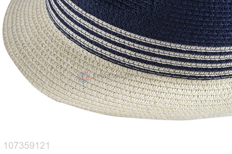 Cool Design Straw Fedora Hat Beach Sun Hat