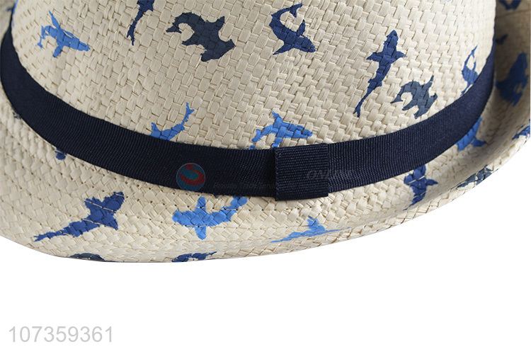 Best Selling Fish Pattern Fedora Hat Fashion Sun Hat