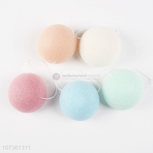 Top Selling Natural Kojac Facial Wash Cleaning Sponge Make Up Tools