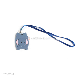 Wholesale Cute Cartoon Design Work ID Card Holder With Lanyard