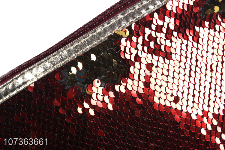 Wholesale New Design Cosmetic Makeup Sequin Bag For Women