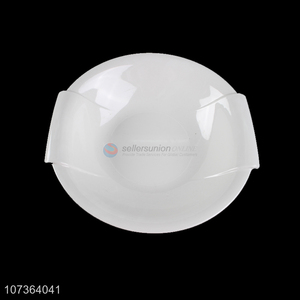 Custom Round Shallow Bowl White Melamine Tableware