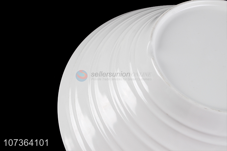 High Quality Round Shallow Bowl Fashion Melamine Bowl