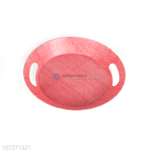 New product round fruit food plate plastic serving plate