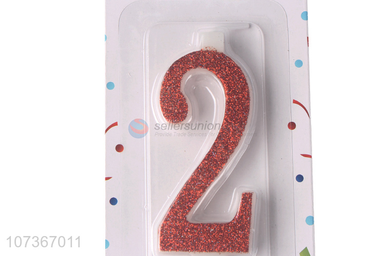 Direct Price Luxury Glitter Birthday Number 2 Birthday Cake Candles