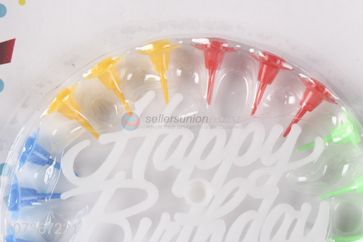 Bottom Price Birthday Party Cake Decoration Colored Candles And Holders