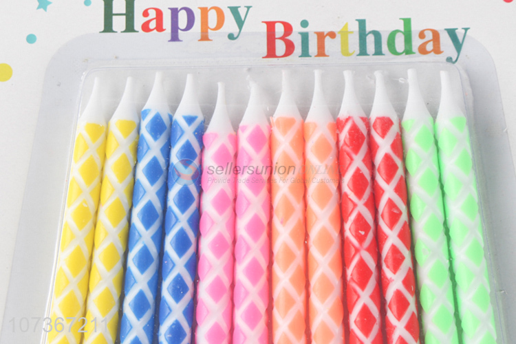 Newly Designed Happy Birthday Cake Decoration Candle In Holders