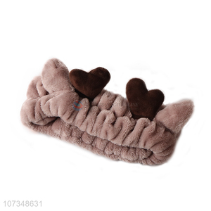 High quality deer makeup plush headband for women