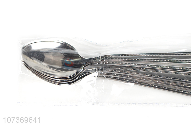 Promotional premium hotel restaurant cutlery stainless steel table spoon