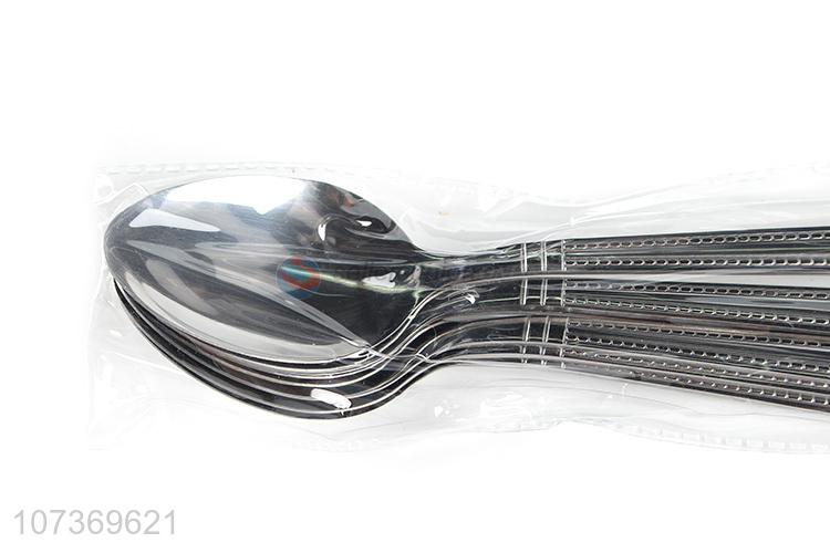 Good quality metal tableware set stainless steel dinner spoon