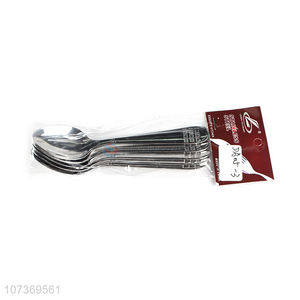 Wholesale cheap home restaurant cutlery stainless steel table spoon