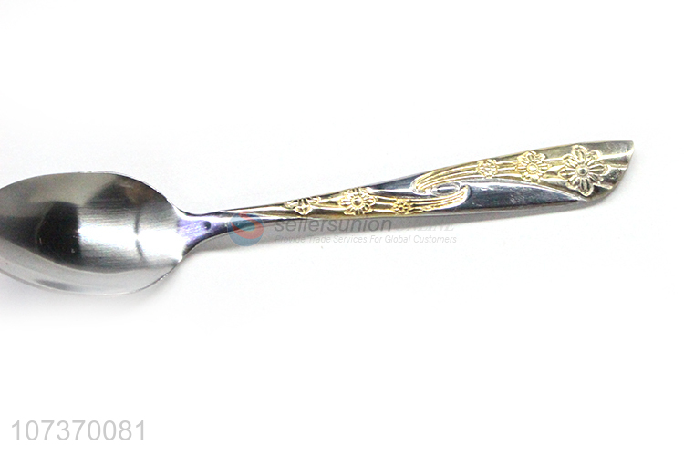 Good price stainless steel coffee spoon metal spoon flatware