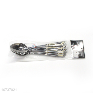 High quality stainless steel salad fruit dinner spoon set