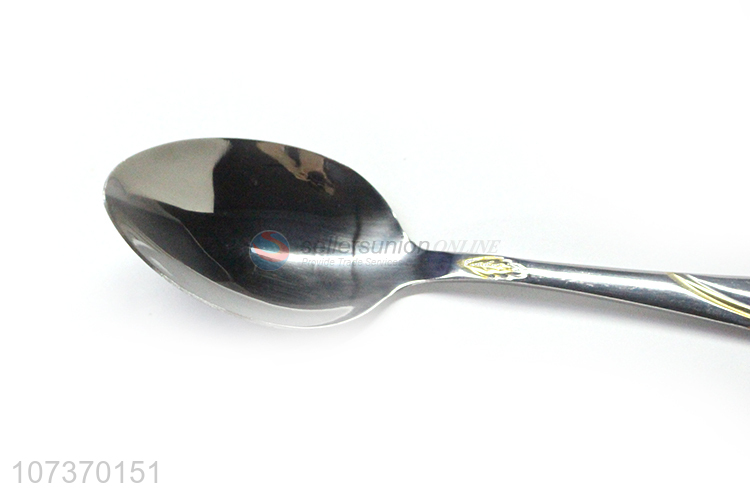 Suitable price kitchen cutlery stainless steel spoon metal flatware