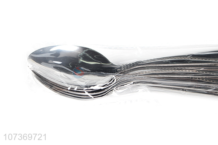 Premium products stainless steel tableware cutlery metal dinner spoon