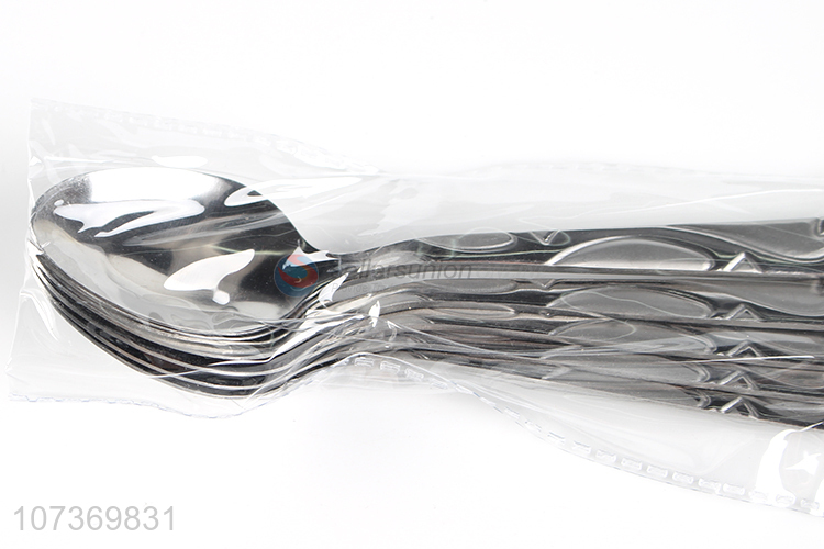 Recent design home restaurant cutlery stainless steel table spoon