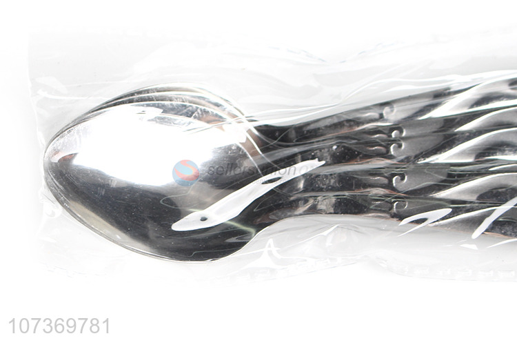 New products stainless steel spoon metal spoon home flatware