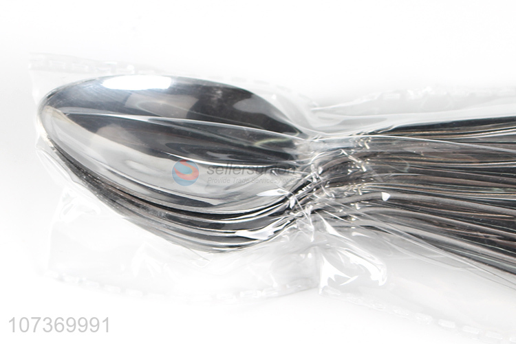 Promotional items stainless steel tableware cutlery metal dinner spoon