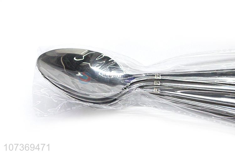 Hot selling stainless steel cutlery tableware set metal spoon