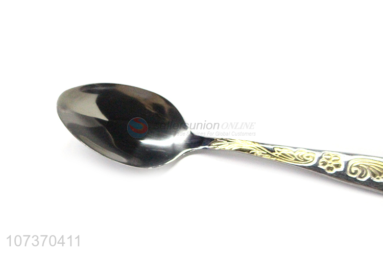 Popular products metal tableware set stainless steel dinner spoon