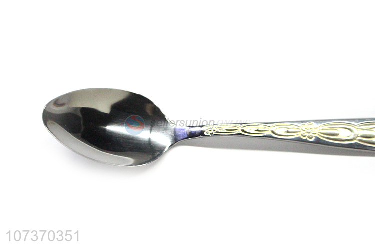 Latest arrival home restaurant cutlery stainless steel table spoon