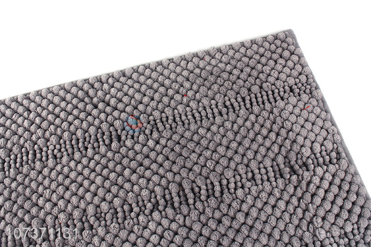 China manufacturer soft micorfiber chenille floor mat non-slip door mat