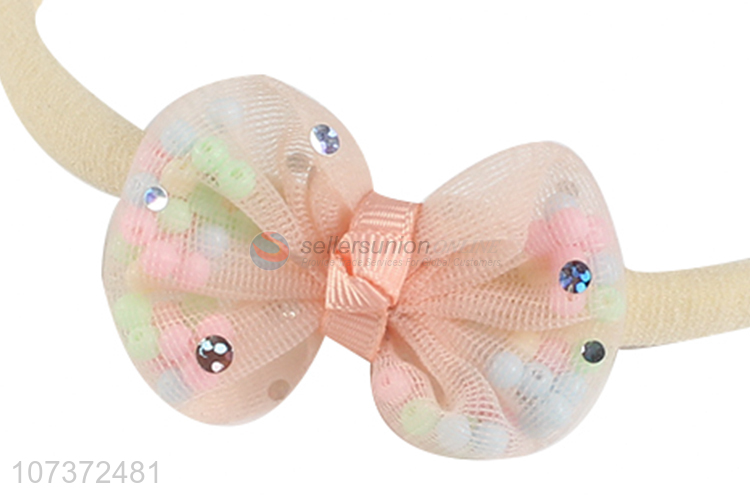 Fashion Hair Accessories Net Yarn Bowknot Headband