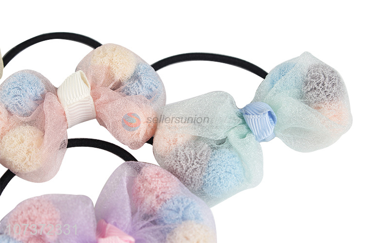 High Quality Net Yarn Bowknot Hair Band Fashion Hair Ring