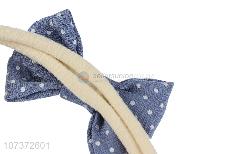 Best Price Kids Elastic Headband Fashion Bowknot Hair Band