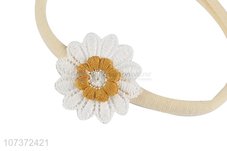 High Quality Cute Flower Elastic Hair Band Fashion Headband