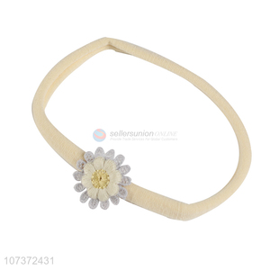 Best Quality Kids Elastic Headband With Cute Flower