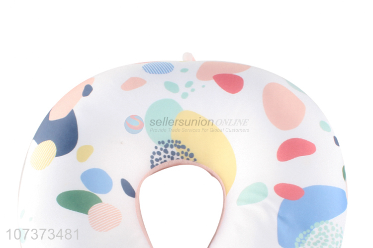 Good market cartoon printing foam travel neck pillow airplane pillow