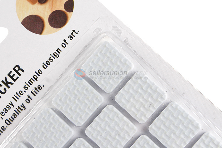 Good Quality Non Slip Square Self Adhesive Furniture Felt Pad