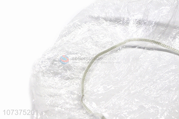 Wholesale cheap clear disposable waterproof pp shower cap for women