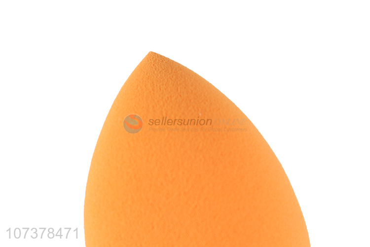 Promotional 3D bevel waterdrop shape non-latex powder puff foundation cosmetic sponge