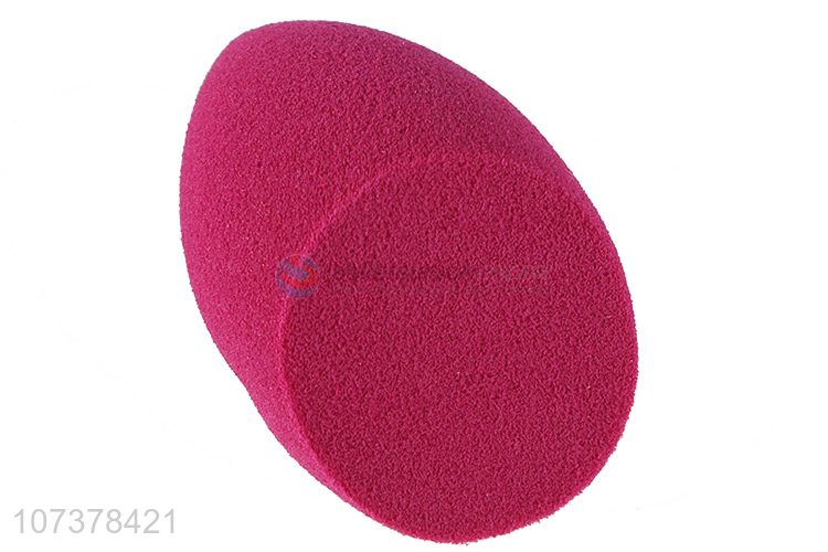 Best selling 3D bevel olive shape non-latex powder puff cosmetic puff cosmetics tools