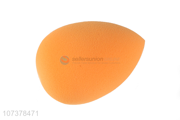 Promotional 3D bevel waterdrop shape non-latex powder puff foundation cosmetic sponge