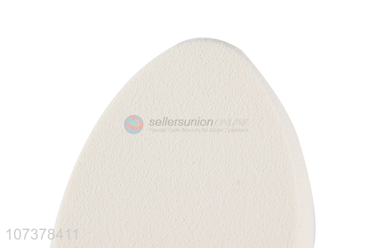 Custom flat waterdrop shape latex powder puff foundation cosmetic sponge