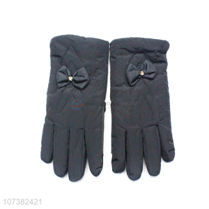 Wholesale Custom Simple Style Winter Gloves Women Outdoor Warm Gloves