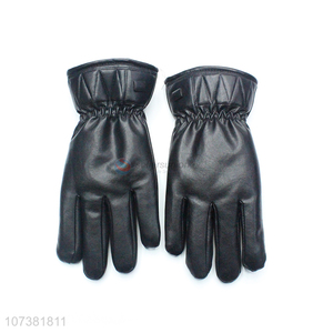 New Arrival Women Winter Warm Windproof Washed Leather Gloves