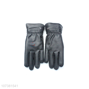 Premium Quality Warm Lining Winter Warm Women Washed Leather Gloves