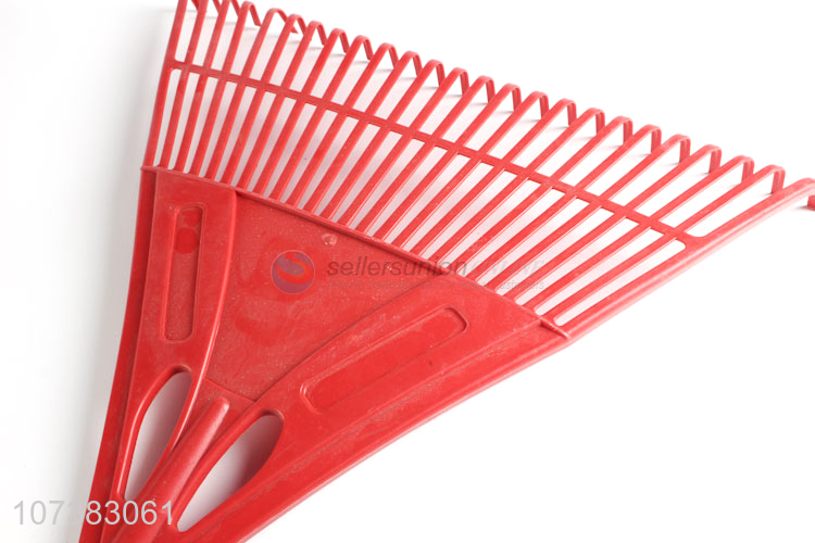 Superior quality plastic leaf rake lawn rake head garden tools