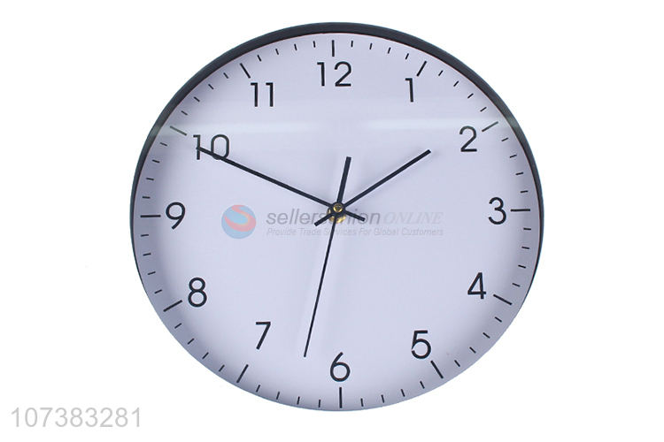 Factory Sell Home Decor Modern Simple Design Round Plastic Wall Clock