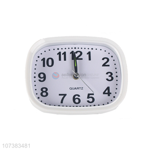 New Selling Promotion Quartz Simple Stylish Plastic Alarm Clock