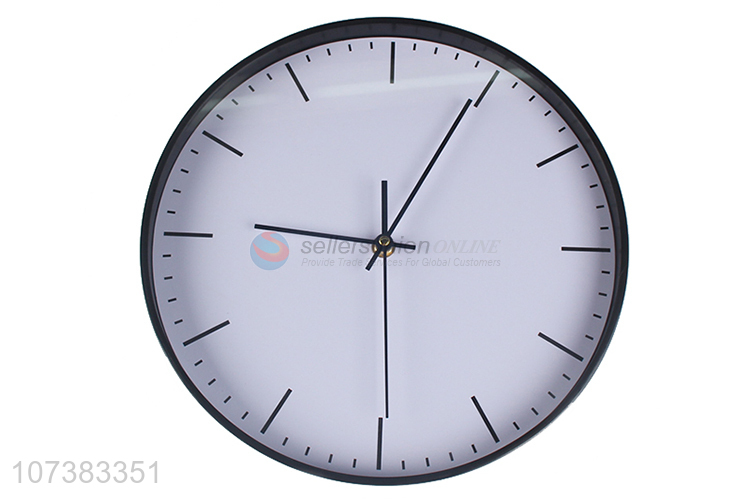 Premium Quality Round Style Plastic Frame Promotional Wall Clock