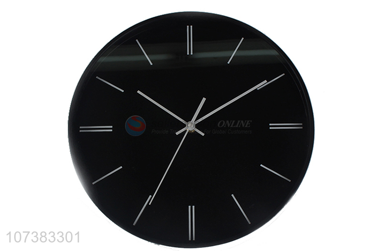 Wholesale Home Decoration Simple Round Design Cheap Plastic Wall Clock