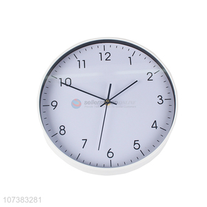 Factory Sell Home Decor Modern Simple Design Round Plastic Wall Clock