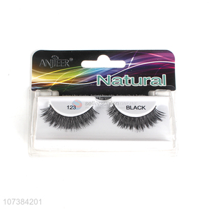 Top Selling Natural Dense Realistic Fashion Black False Eyelashes