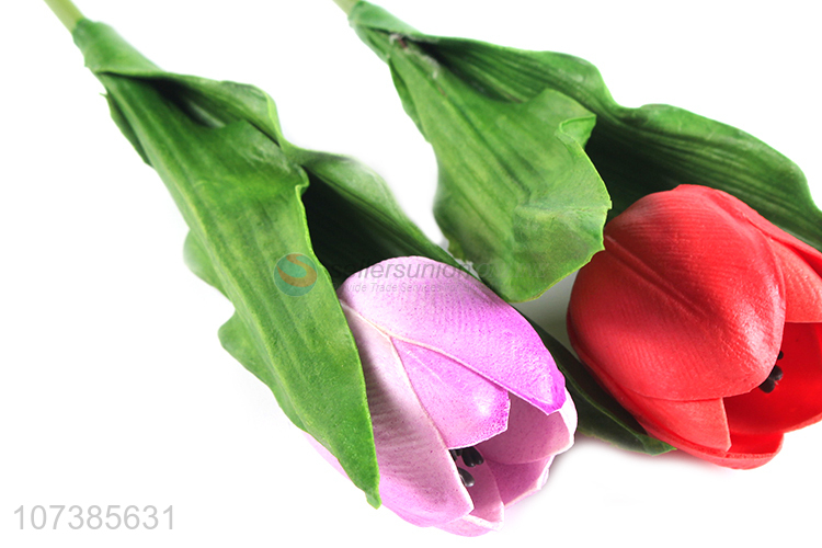 Latest arrival home decoration artificial tulip flower simulation flower